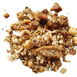 GRANOLA FÜR ANNA, Walnüsse, Haselnüsse, Aprikose, Apfel, Birne aus der Region