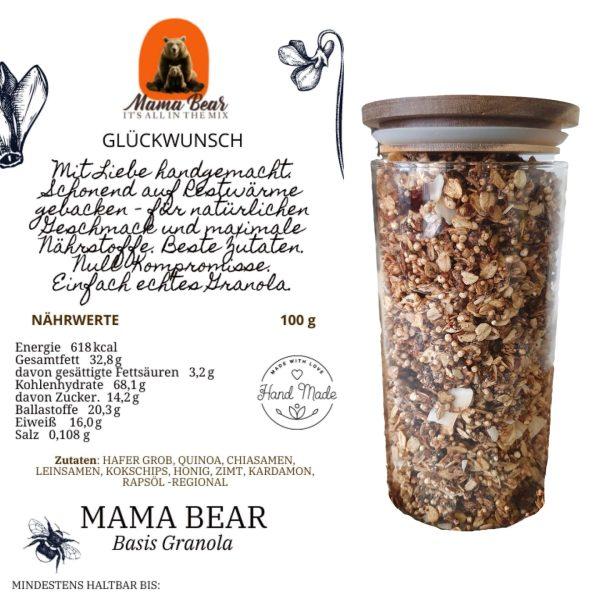 Mama Bear Basis Granola, Knuspermüsli