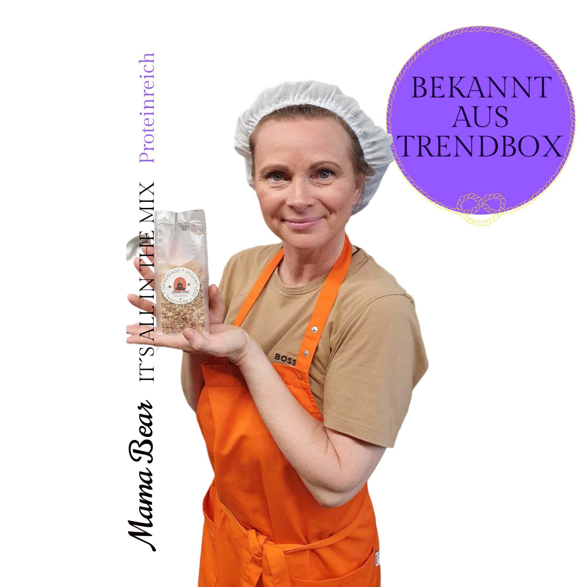 Basis Granola 120 g zum Probieren und Schmecken. Bekannt aus Trendbox